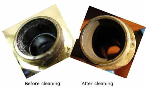 SolRnett cleaning images before and after
